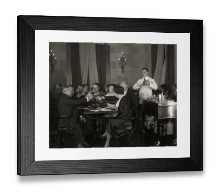 Framed Print : Artists and Writers Toasting Prohibition Repeal Framed Print : Artists and Writers Toasting Prohibition Repeal