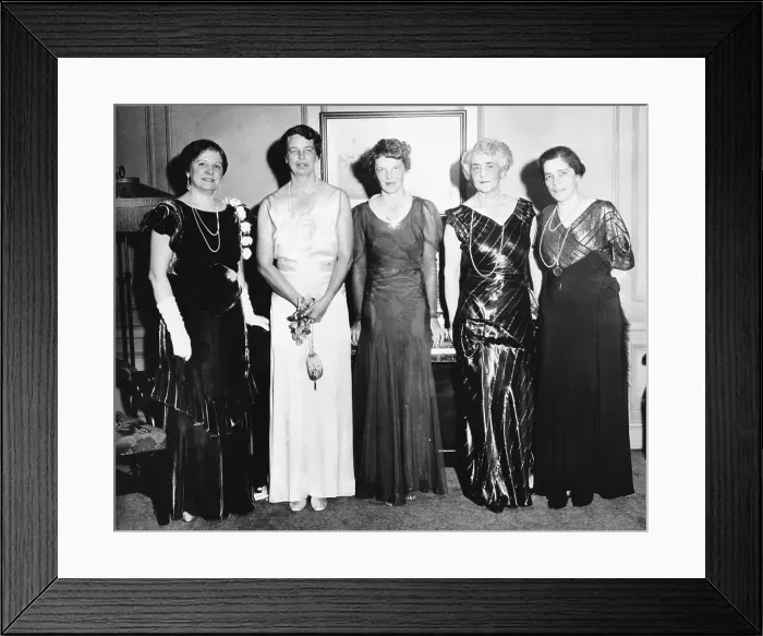 Framed Print : Eleanor Roosevelt, Amelia Earhart and Others Framed Print : Eleanor Roosevelt, Amelia Earhart and Others