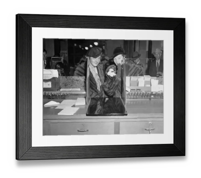 Framed Print : Portrait of Katharine Hepburn and Elissa Landi Framed Print : Portrait of Katharine Hepburn and Elissa Landi