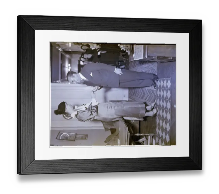 Framed Print : Eleanor Roosevelt Greets Jose Iturbi Framed Print : Eleanor Roosevelt Greets Jose Iturbi