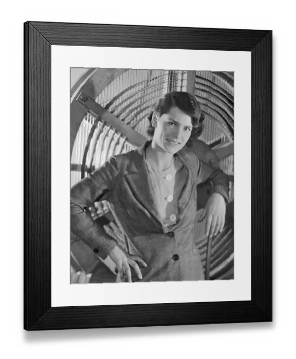 Framed Print : Portrait of Margaret Bourke-White Framed Print : Portrait of Margaret Bourke-White
