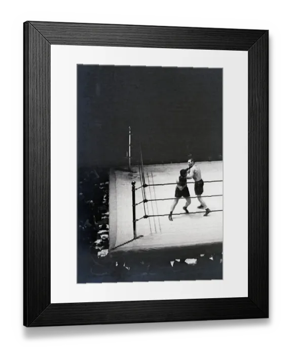 Framed Print : Boxing Action;Maxie Rosnblum & Mickey Wa Framed Print : Boxing Action;Maxie Rosnblum & Mickey Wa