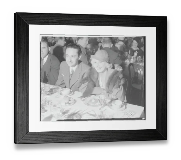Framed Print : Irving Thalberg and Jean Harlow Framed Print : Irving Thalberg and Jean Harlow