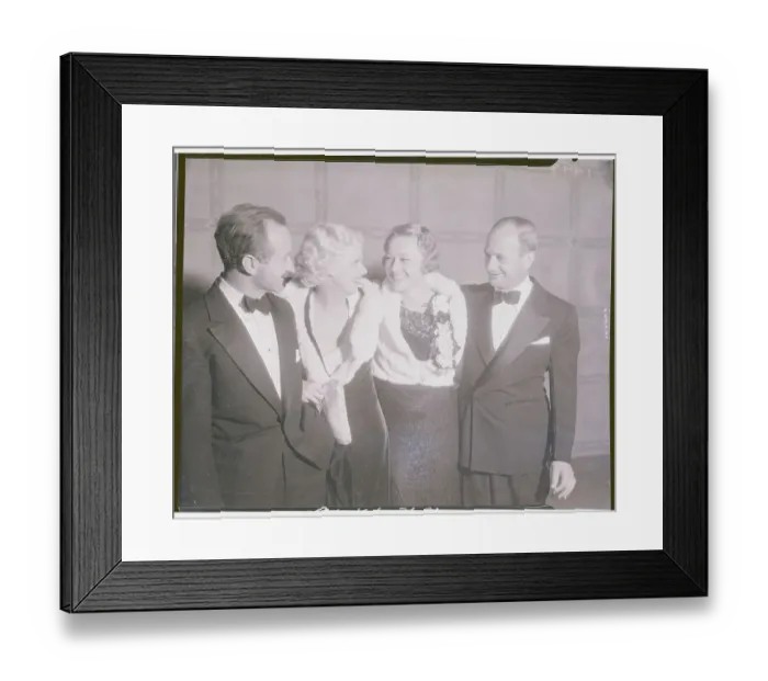 Framed Print : Newlywed Couples Posing Together Framed Print : Newlywed Couples Posing Together