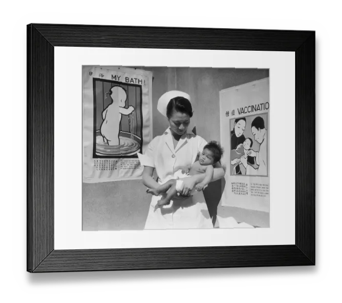 Framed Print : Baby Ward Of Chinese Hospital Framed Print : Baby Ward Of Chinese Hospital