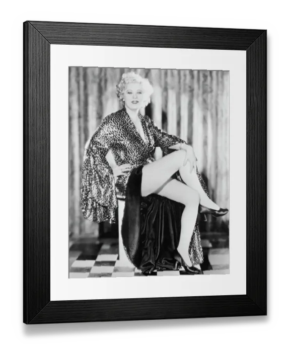 Framed Print : Portrait of Mae West Framed Print : Portrait of Mae West