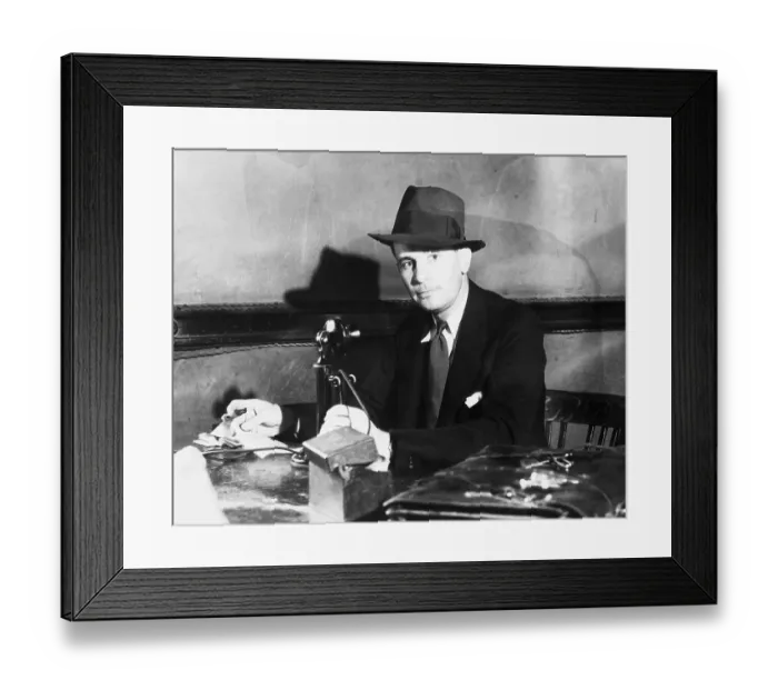 Framed Print : FBI Agent W.A. Rorer Framed Print : FBI Agent W.A. Rorer