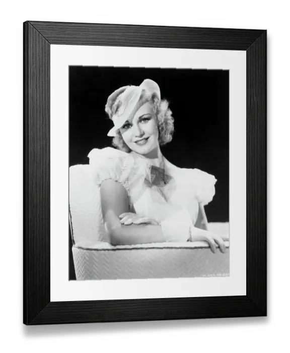 Framed Print : Portrait of Ginger Rogers Framed Print : Portrait of Ginger Rogers