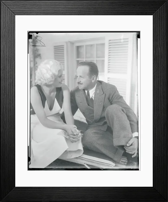 Framed Print : Jean Harlow with Husband Harold Rosson Framed Print : Jean Harlow with Husband Harold Rosson