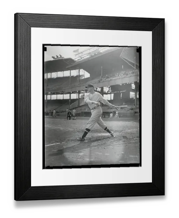 Framed Print : Baseball Player Fred Schulte Framed Print : Baseball Player Fred Schulte