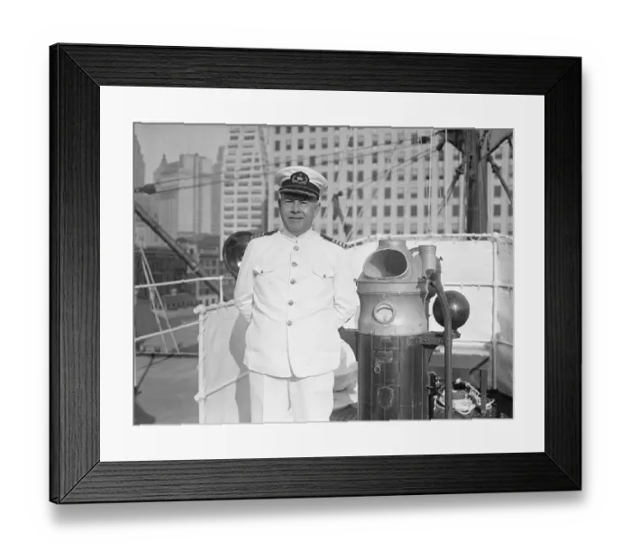 Framed Print : Robert Wilmott Standing With Arms Behind His Back Framed Print : Robert Wilmott Standing With Arms Behind His Back
