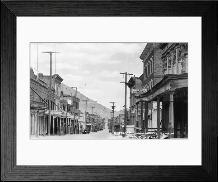 Framed Print : C Street Virginia City, Nevada Framed Print : C Street Virginia City, Nevada