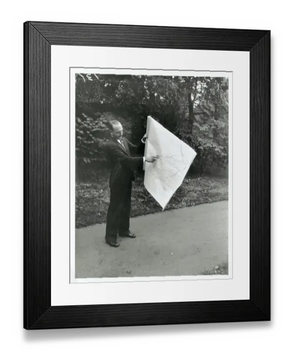 Framed Print : Portrait of David E Lilienthal