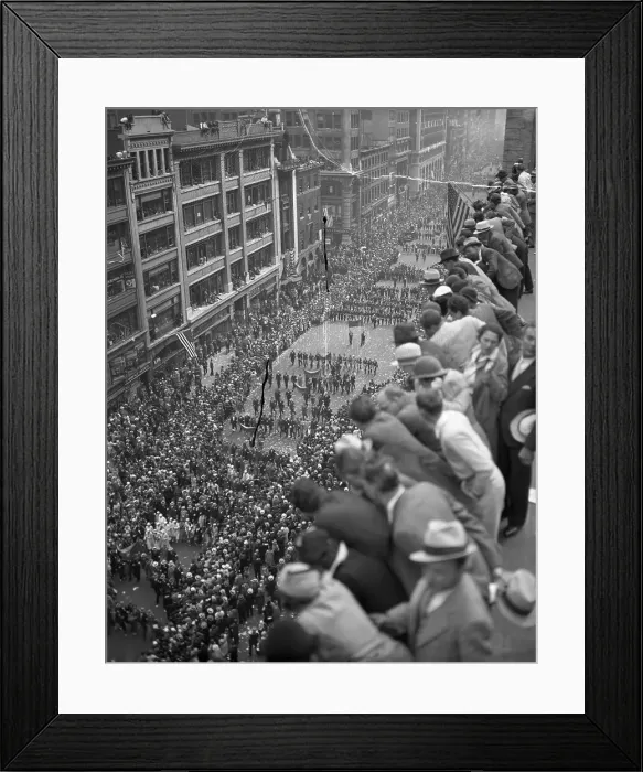 Framed Print : National Recovery Administration Parade in New York City Framed Print : National Recovery Administration Parade in New York City