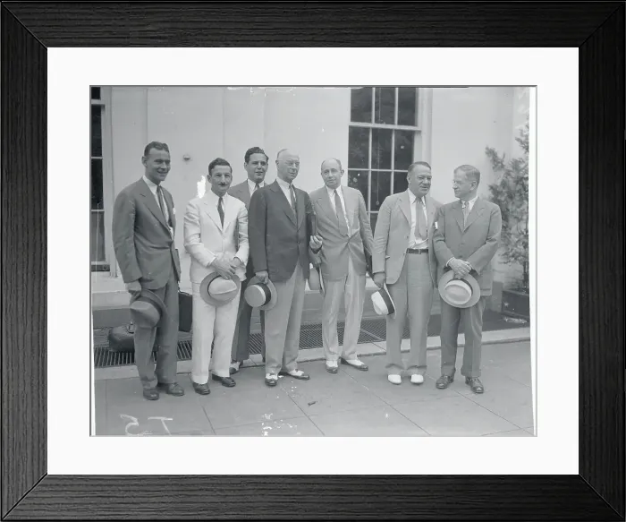 Framed Print : Public Works Committee Members Framed Print : Public Works Committee Members