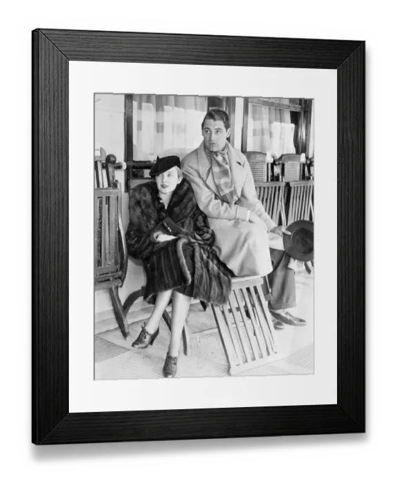 Framed Print : Cary Grant with Virginia Cherrill Framed Print : Cary Grant with Virginia Cherrill