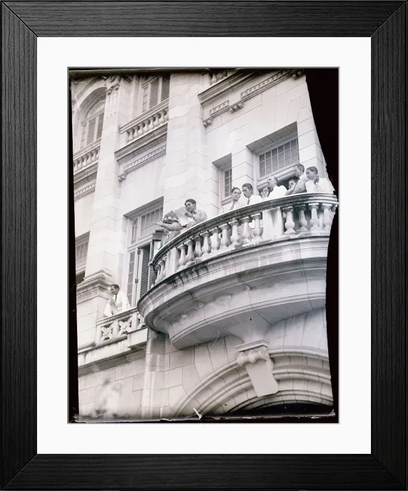 Framed Print : Fulgencio Batista Reading Message Framed Print : Fulgencio Batista Reading Message