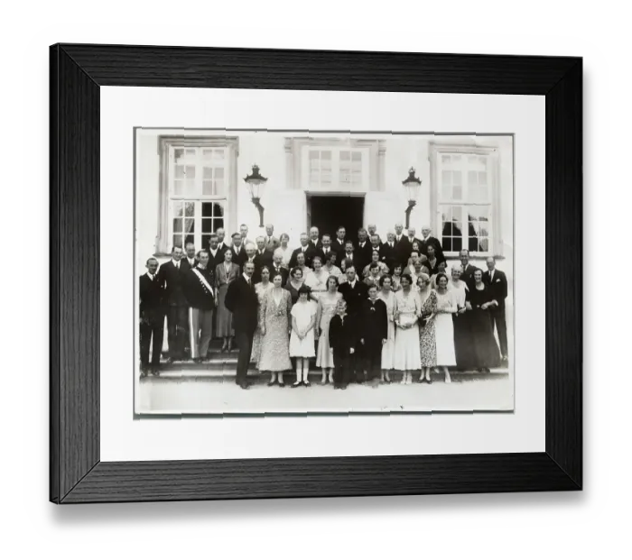 Framed Print : Gathering of Danish Royal Families Framed Print : Gathering of Danish Royal Families