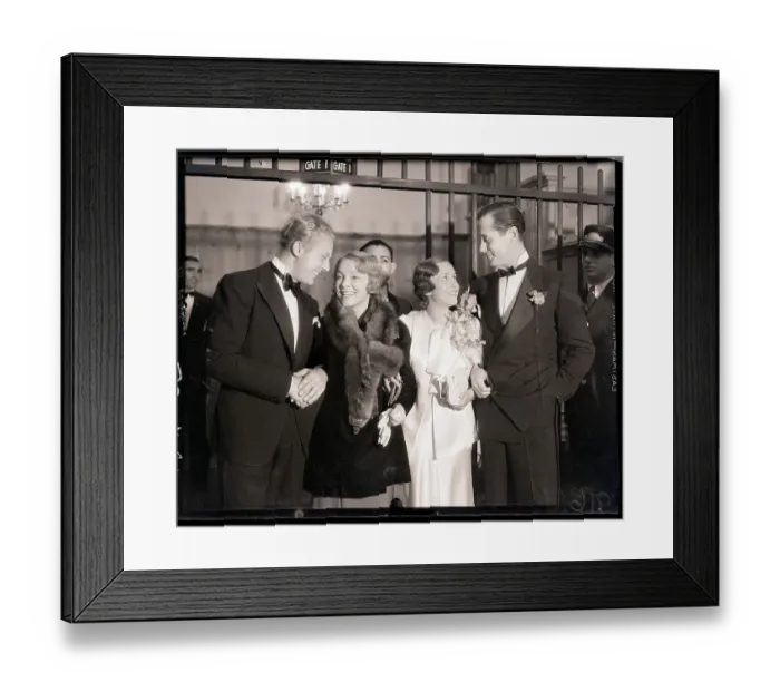 Framed Print : Mr. and Mrs. Arnold Gillespie at Air Ball Framed Print : Mr. and Mrs. Arnold Gillespie at Air Ball