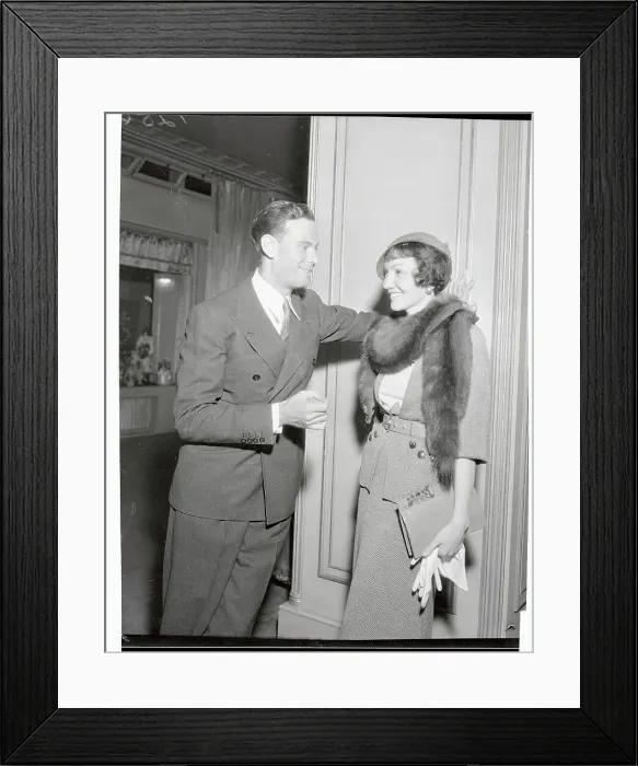 Framed Print : Norman Foster and Claudette Colbert Framed Print : Norman Foster and Claudette Colbert