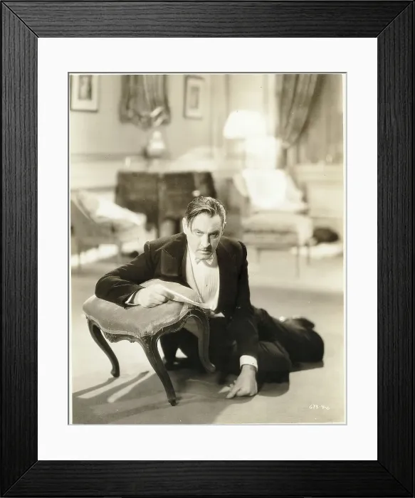 Framed Print : John Barrymore in Dinner At Eight Framed Print : John Barrymore in Dinner At Eight