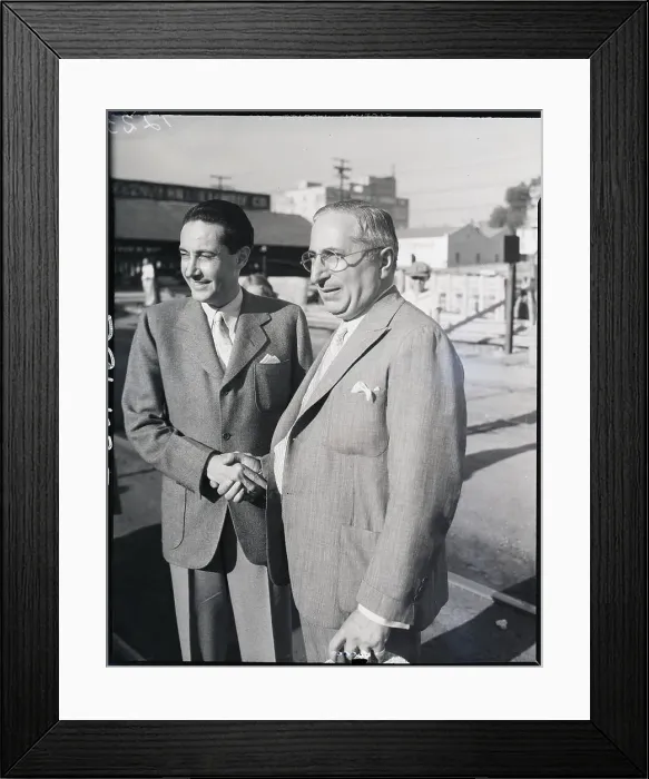 Framed Print : Irving Thaeberg And Louis B. Mayer