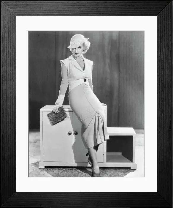 Framed Print : Portrait of Bette Davis