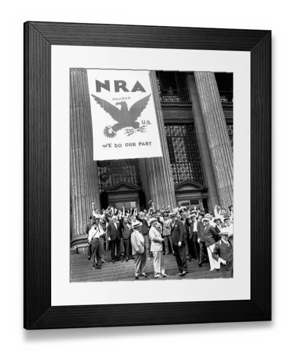 Framed Print : US Postal Workers Cheering for the NRA Framed Print : US Postal Workers Cheering for the NRA