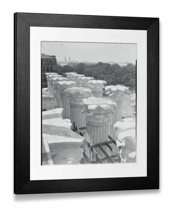Framed Print : Collection of Classical Pillars Framed Print : Collection of Classical Pillars