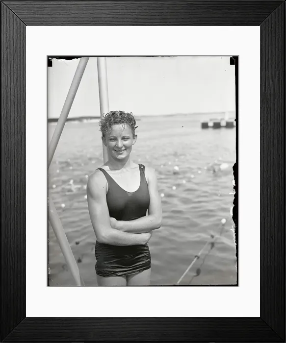 Framed Print : Portrait of Katherine Rawls Framed Print : Portrait of Katherine Rawls