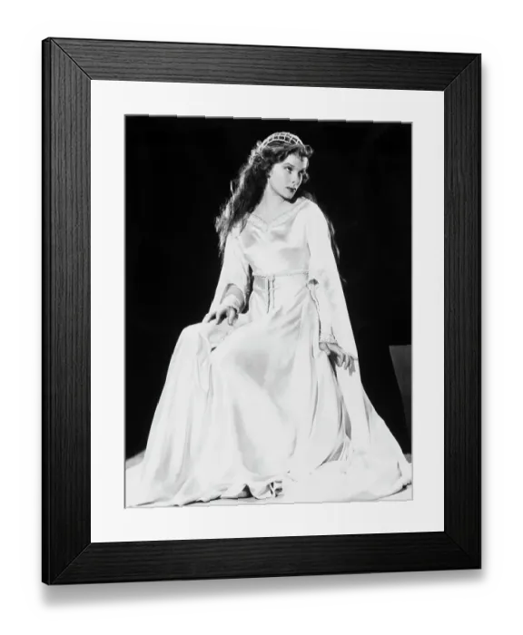 Framed Print : Katharine Hepburn as Juliet in Morning Glory Framed Print : Katharine Hepburn as Juliet in Morning Glory