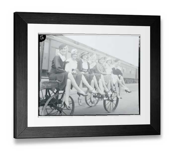 Framed Print : Lucille Ball and Young Accomplices Sitting With Legs Crossed Framed Print : Lucille Ball and Young Accomplices Sitting With Legs Crossed