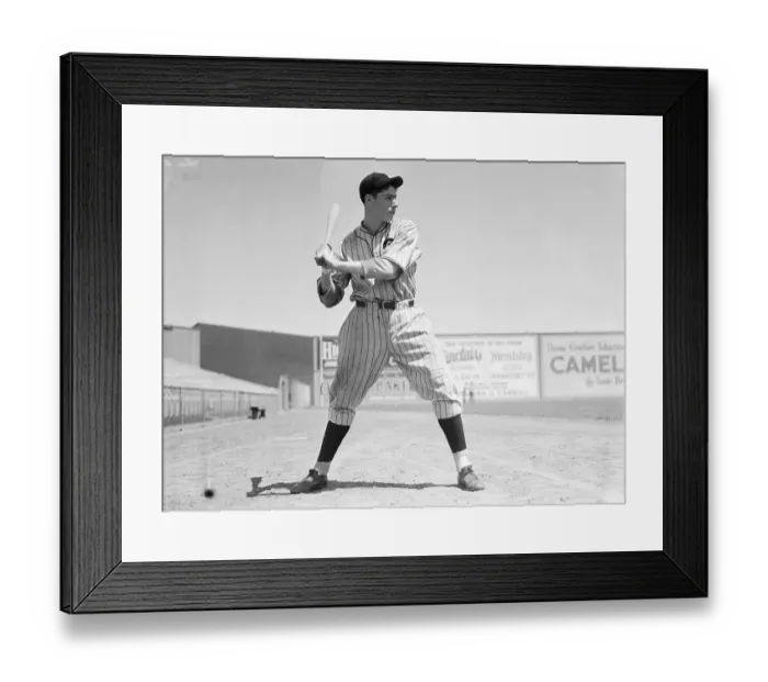 Framed Print : Baseball Champ Joe Di Maggio Framed Print : Baseball Champ Joe Di Maggio