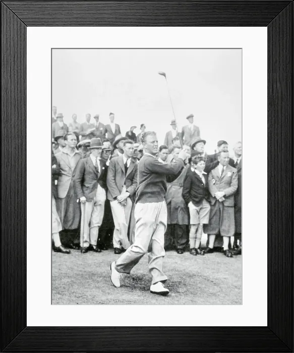 Framed Print : Craig Wood Swinging Club Framed Print : Craig Wood Swinging Club