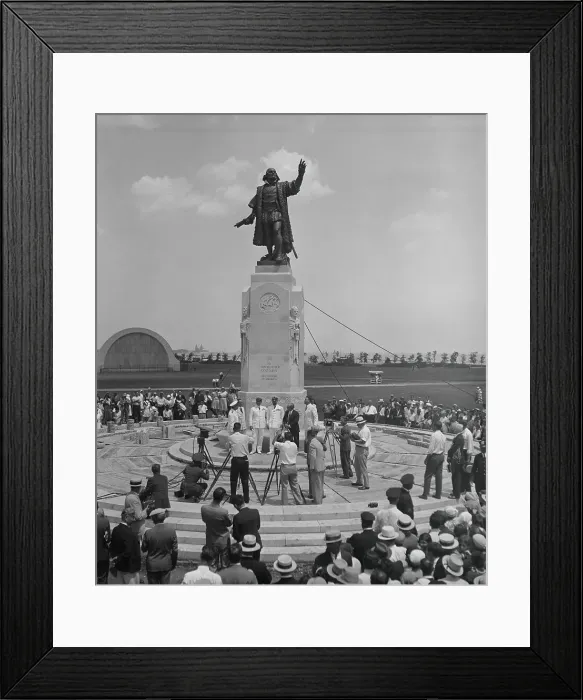 Framed Print : Italo Balbo Appearing in Chicago Framed Print : Italo Balbo Appearing in Chicago