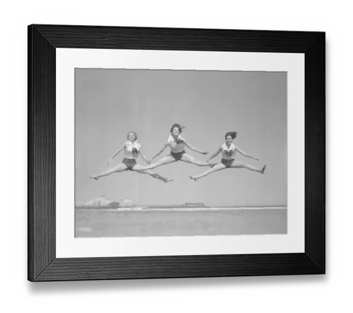 Framed Print : Three Girls Dancing Framed Print : Three Girls Dancing