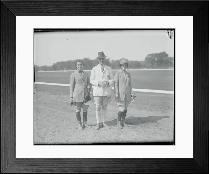 Framed Print : Polly Potter with Fellow Socialites Framed Print : Polly Potter with Fellow Socialites