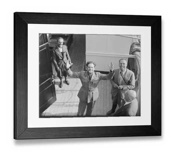 Framed Print : Italo Balbo Gesturing Framed Print : Italo Balbo Gesturing