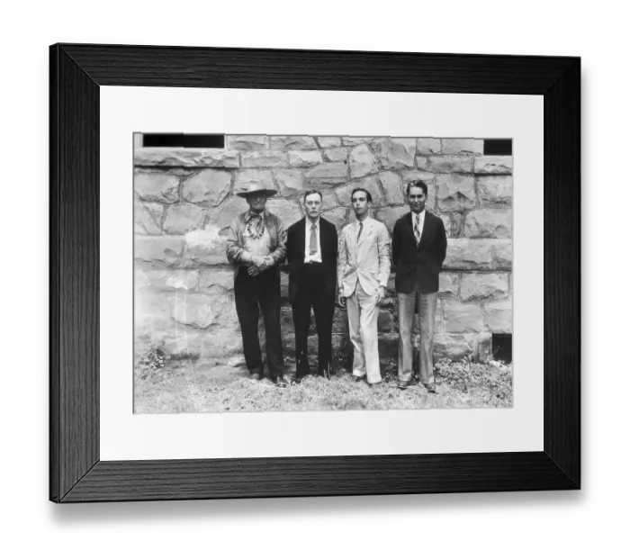 Framed Print : US and Navajo Leaders Meeting Framed Print : US and Navajo Leaders Meeting