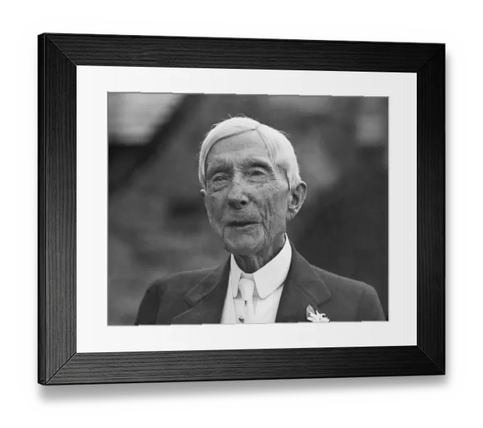 Framed Print : Elderly John D. Rockefeller Framed Print : Elderly John D. Rockefeller
