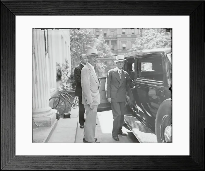 Framed Print : Norman H. Davis Leaving White House Framed Print : Norman H. Davis Leaving White House
