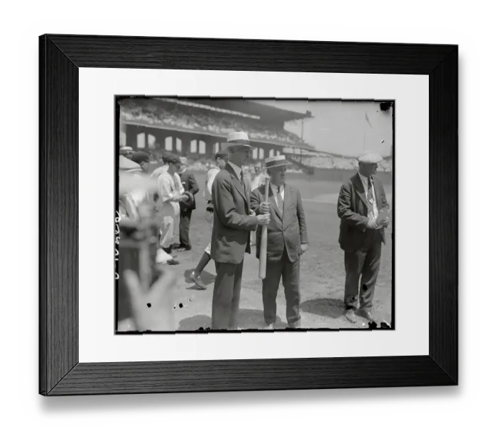 Framed Print : Connie Mack with John McGraw Framed Print : Connie Mack with John McGraw