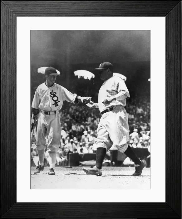 Framed Print : Babe Ruth Running To Base