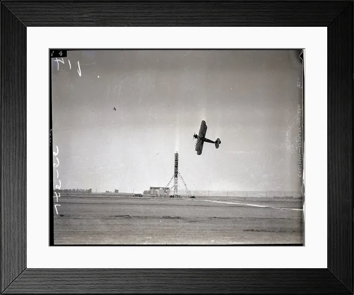 Framed Print : Ernst Udet Stunts at Air Races Framed Print : Ernst Udet Stunts at Air Races