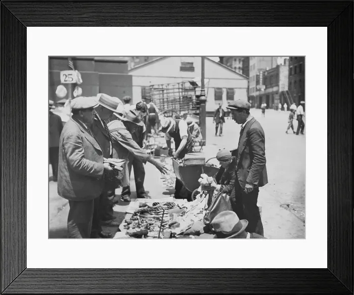 Framed Print : New York Flea Market Framed Print : New York Flea Market