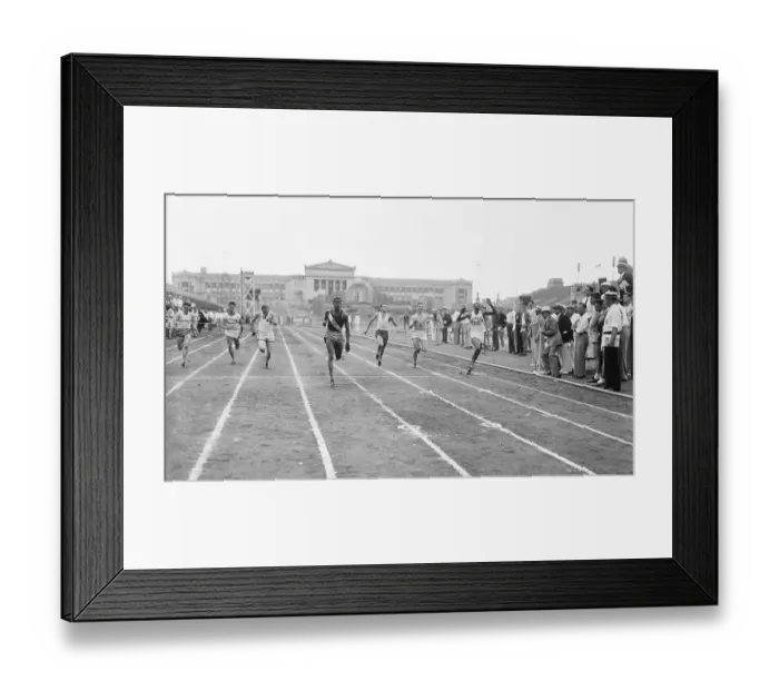 Framed Print : Runners in Track Meet Framed Print : Runners in Track Meet