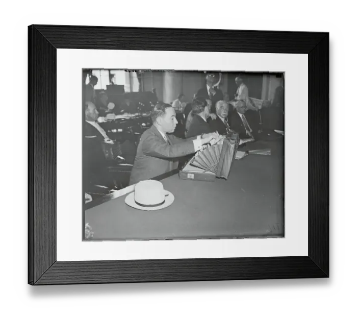 Framed Print : Benjamin J. Buttenwieser in Court Framed Print : Benjamin J. Buttenwieser in Court