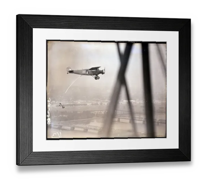 Framed Print : Parachute Chair Ejected from Plane Framed Print : Parachute Chair Ejected from Plane