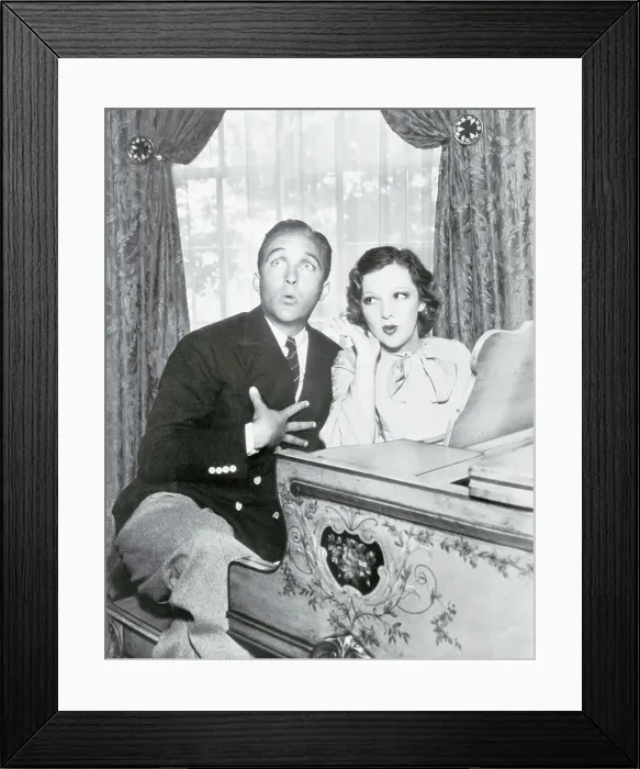 Framed Print : Bing Crosby with His Wife Framed Print : Bing Crosby with His Wife