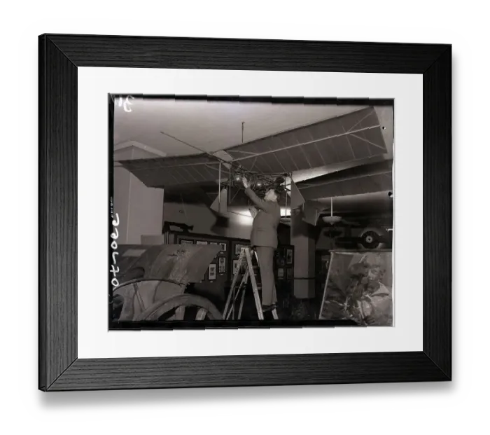 Framed Print : Langley Model Airplanes on Exhibit Framed Print : Langley Model Airplanes on Exhibit